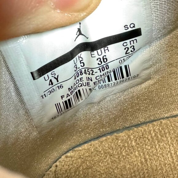 Size 4Y | Jordan 4 Pure Monet No Box | Pre-Owned - Picture 8 of 8